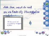 Screenshot: Handschiftlichen Text drucken